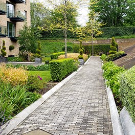 Kew Bridge landscaping by Crabtree